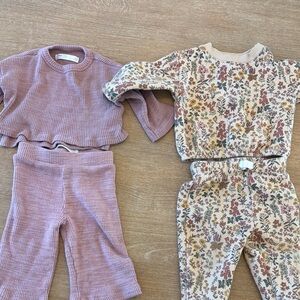 Little Co Baby Girl Matching Set Bundle